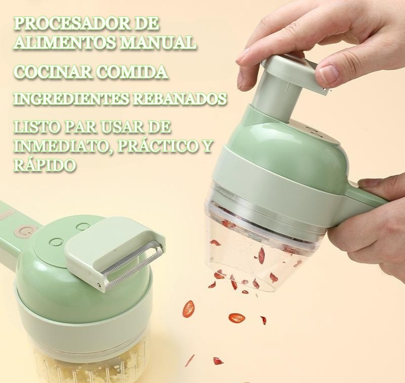 "Picadora de verduras eléctrica inalámbrica"