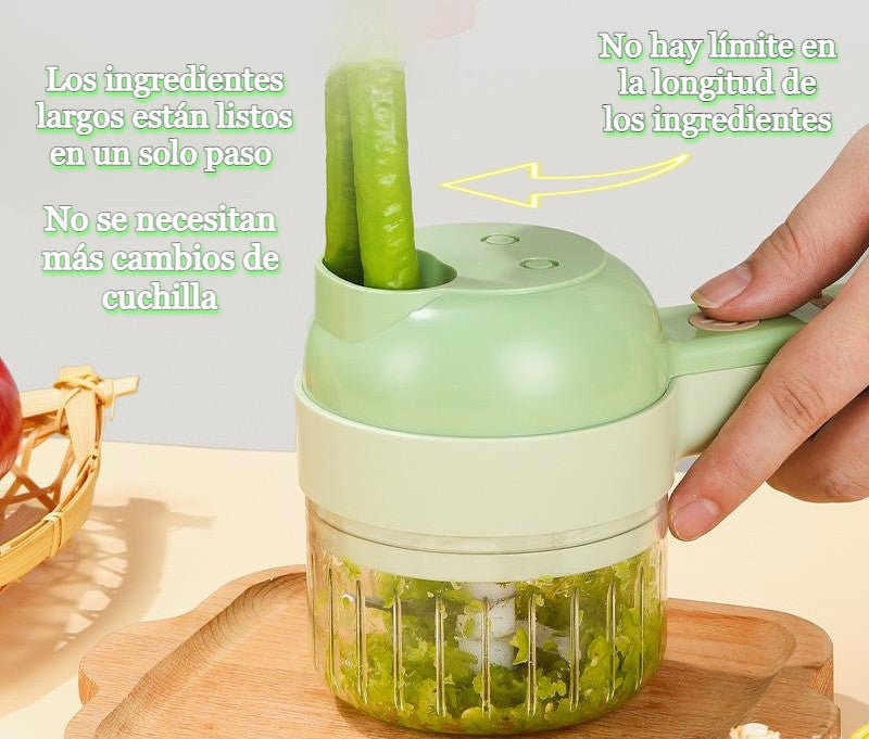 "Picadora de verduras eléctrica inalámbrica"